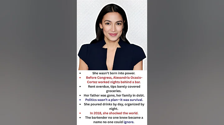 AOC Wasn't a Politician — She Was Surviving as a Bartender