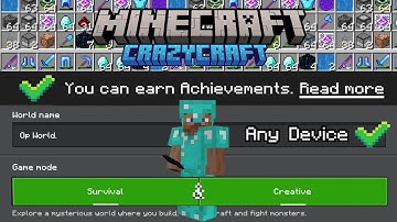 How To Make A 100% Survival World With Full Access To CREATIVE! (And Still Get Achievements) 1.20+