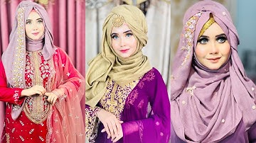 Most Requested Eid Exclusive Hijab Tutorial|| Step by Step by SanjiDa 💙