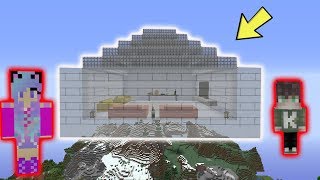ДЕВУШКА И РЕБЕНОК ПОСТРОИЛИ ДОМ В ВОЗДУХЕ В МАЙНКРАФТ | НУБИК В MINECRAFT ТРОЛЛИНГ ЛОВУШКА ПРО