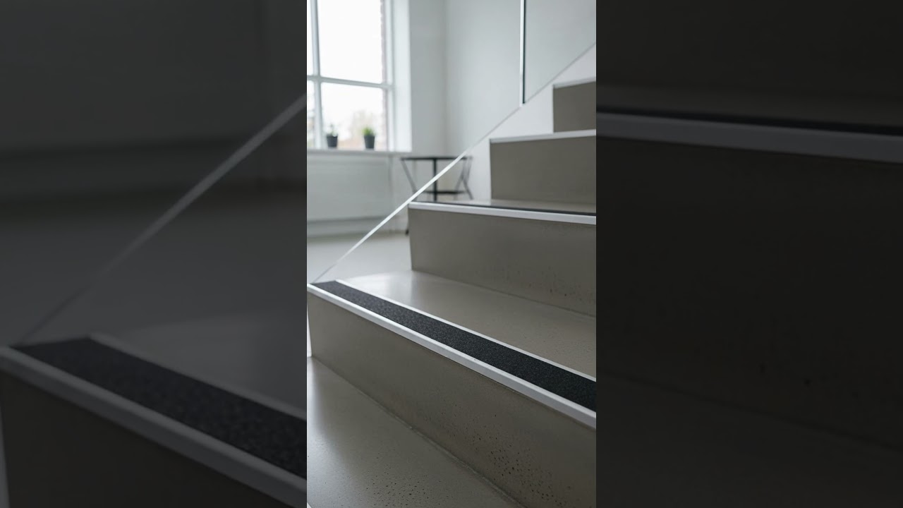 Anti Slip Stair Nosing Tape Insert 10mm Black