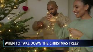 When should you take down your Christmas tree?