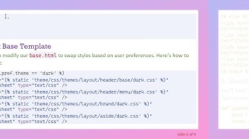 Adding Different Theme Modes in Your Django Project