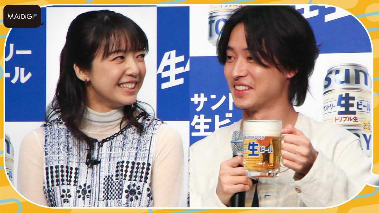 上白石萌音、山崎賢人に注いだビールを絶賛され照れ笑い　「変な汗が止まらない」