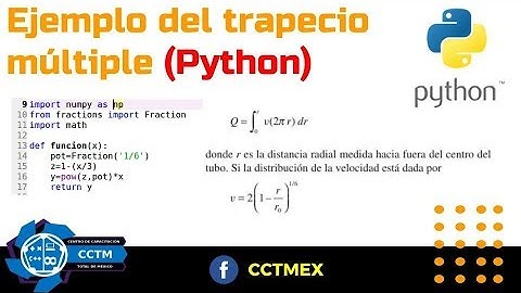 Trapecio múltiple  | Ejemplo |Python | Métodos Numéricos  | Básico