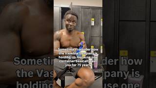 One Vaseline Container Lasts FOREVER 😭 #vaseline #gymhumor #funnyvideos #relatable