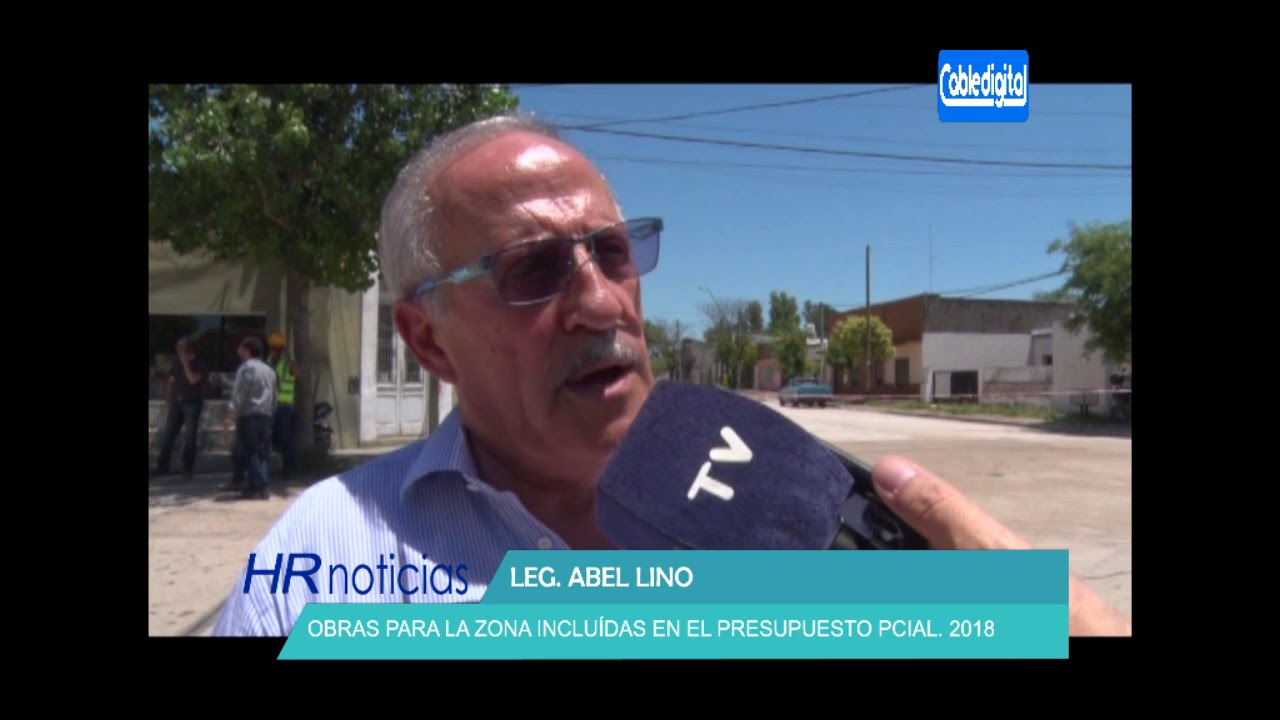 LEG ABEL LINO OBRAS PARA LA ZONA INCLUIDAS EN EL PRESUPUESTO PROVINCIAL 2018 huinca renaco