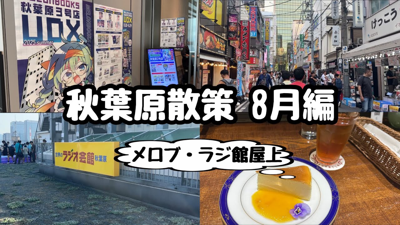 【アキバ散歩】秋葉原散策 8月【ラジオ会館屋上】