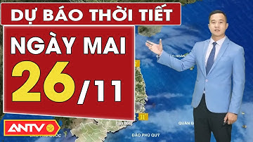 Dự báo thời tiết mới nhất ngày mai 26/11: Bắc Bộ trời nắng, Trung Bộ mưa dông | ANTV