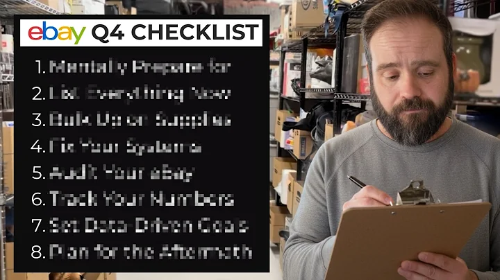 8 Things Every eBay Seller Must Do Before Q4