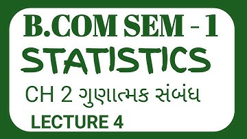 B.COM SEM 1 STATISTICS | CHAPTER 2 | LECTURE4 BY MAJID PATEL