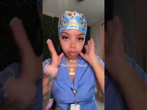POV Your Favorite Ghetto Nurse Gets Ready For Work Ghetto Nurse