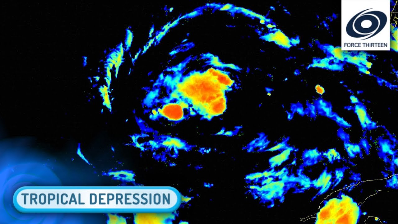 Tropical Depression Eight Forms in the Gulf of Mexico - YouTube