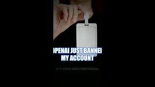 OpenAI just banned my account. Here's the truth.