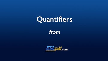 ESLgold.com Quantifiers Video