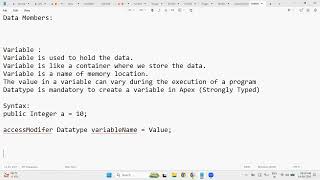 Variable, Datatype, Keyword, Identifier, Literals, Operators - (14-08-26)