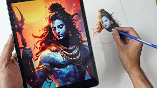 Lord Shiva Drawing , Ep 1 | Colour Pencil Tutorial ? , Step by step | #itsartadda #shivadrawing