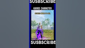 Kairos Character Ability Test 🔥 Free Fire New Character Kairos Skill #srikantaff