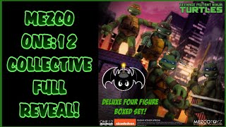 Mezco Toyz One:12 Collective Teenage Mutant Ninja Turtles figures FULL REVEAL!