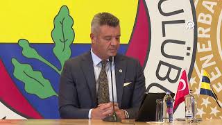 Fenerbahçe Başkanı Sadettin Saran Basın Toplantısı Düzenliyor.