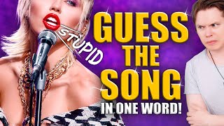 Guess the Song From Hearing ONLY ONE Word