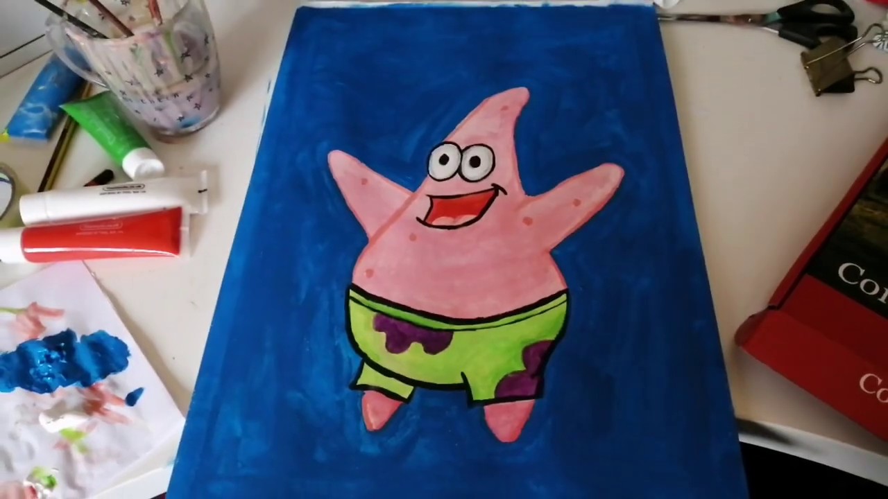 Painting Patrick Star :)) - YouTube