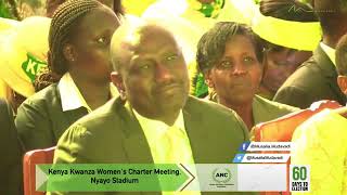 NYAYO STADIUM ON FIRE!!! Hon Musalia W Mudavadi   Kenya Kwanza Women's Charter Meeting in tears