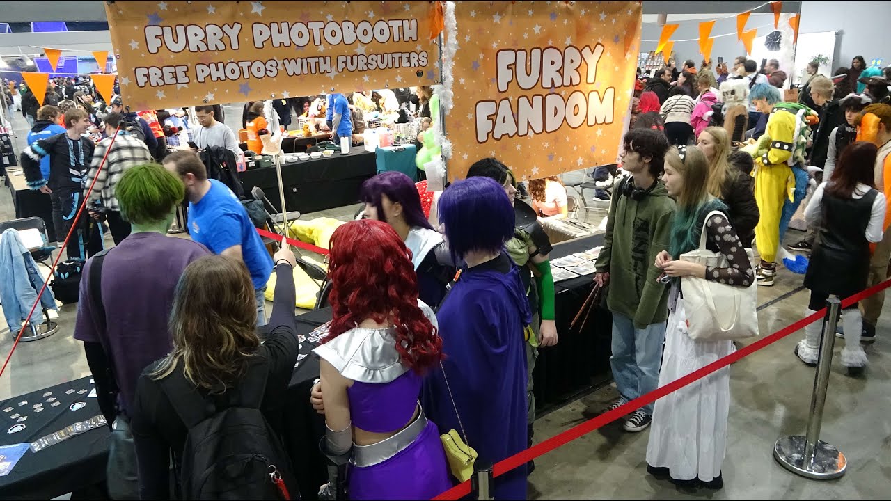 Dutch comic con furry area Winter 2025 saturday