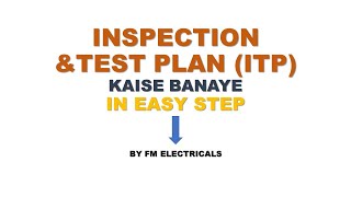 INSPECTION AND TEST PLAN