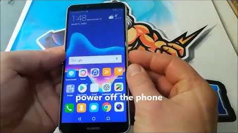 Huawei Y9 2018 factory reset