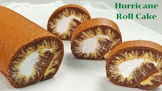 The best chocolate roll cake recipe | Hurricane Roll Cake