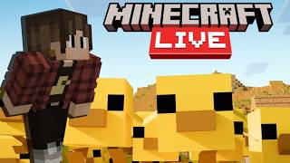 REACTING TO MINECRAFT LIVE (LIVE)