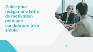 Rédiger une lettre de motivation pour à un emploi / Write a Motivation Letter /求职信撰写指南