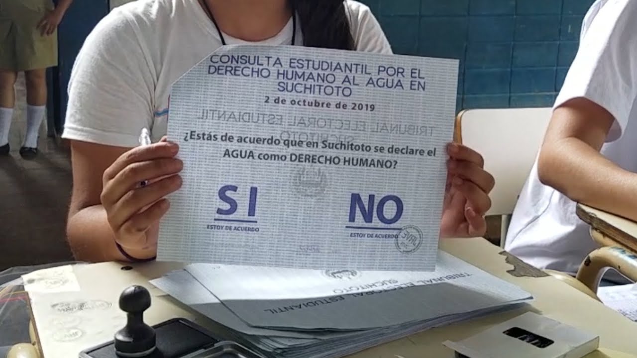 Realizan en Suchitoto consulta popular estudiantil por el derecho humano al agua climate change projections