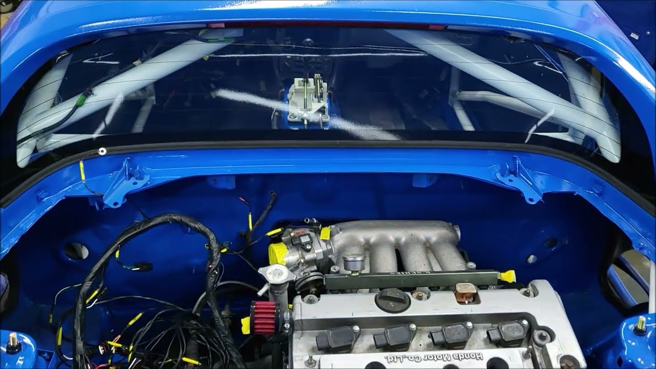 SW20 MR2 Hux Racing Trunk Lid Hinge Install