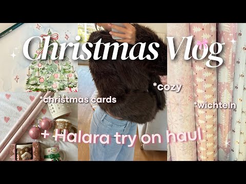 CHRISTMAS VLOG 🎀🎄Halara Try On Haul, last week of school 2025