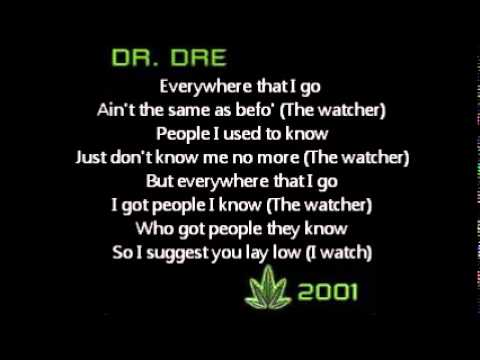 The Watcher Lyrics Dr. Dre ※