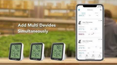 Govee Bluetooth Hygrometer Thermometer, Humidity Temperature Gauge with Remote Monitor #short