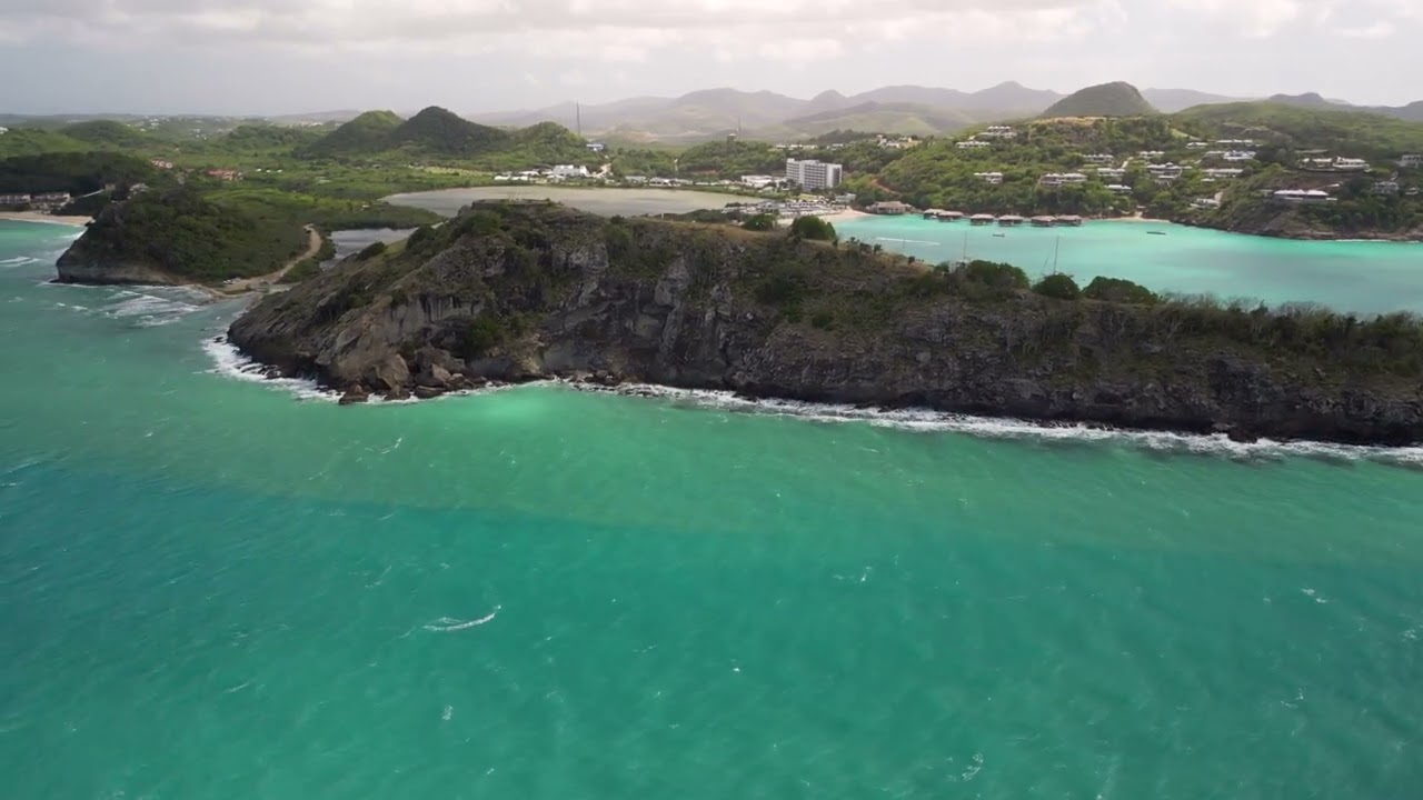 Base of Fort Barrington National Park in Antigua
