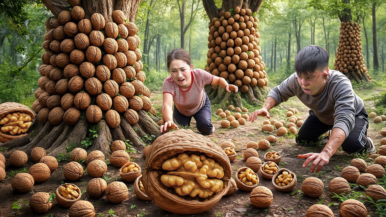 Harvesting +1000kg Rare Giant Wild Seed, Make Delicious Smoothie at Home | Satisfying Natural Drink