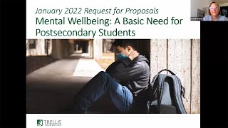 Mental Wellbeing: A Basic Need for Postsecondary Students