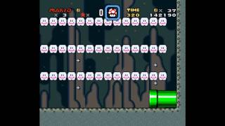 Super Mario World Custom Level - Koopa Field Pipe
