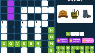 Crossword Quiz HISTORY Level 6 - Walkthrough
