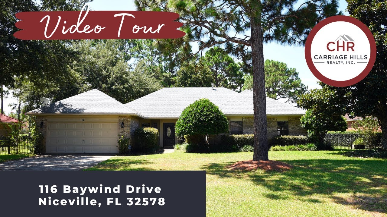 Carriage Hills Realty Video Tours 116 Baywind Drive, Niceville YouTube