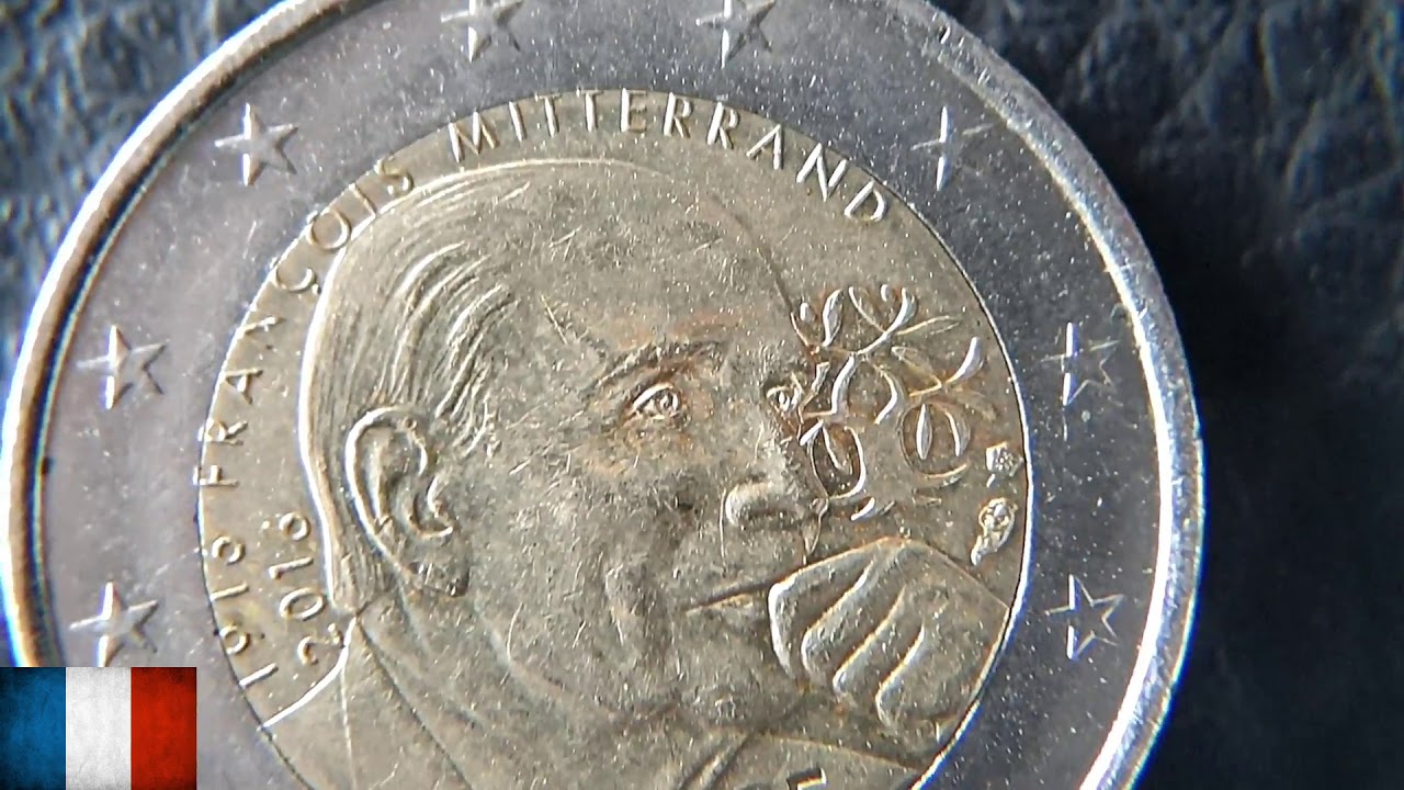 2 euros Francia 2016 Mitterrand - YouTube