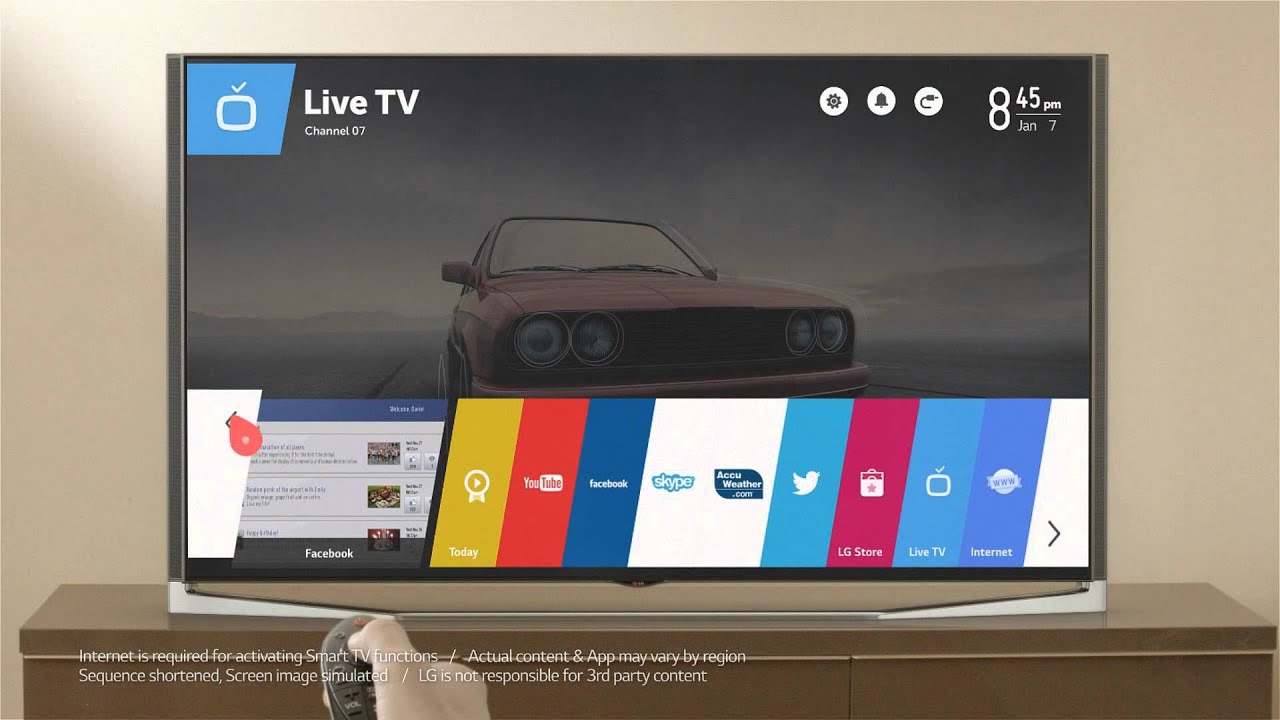 2014 LG ULTRA HD TV 4K : webOS