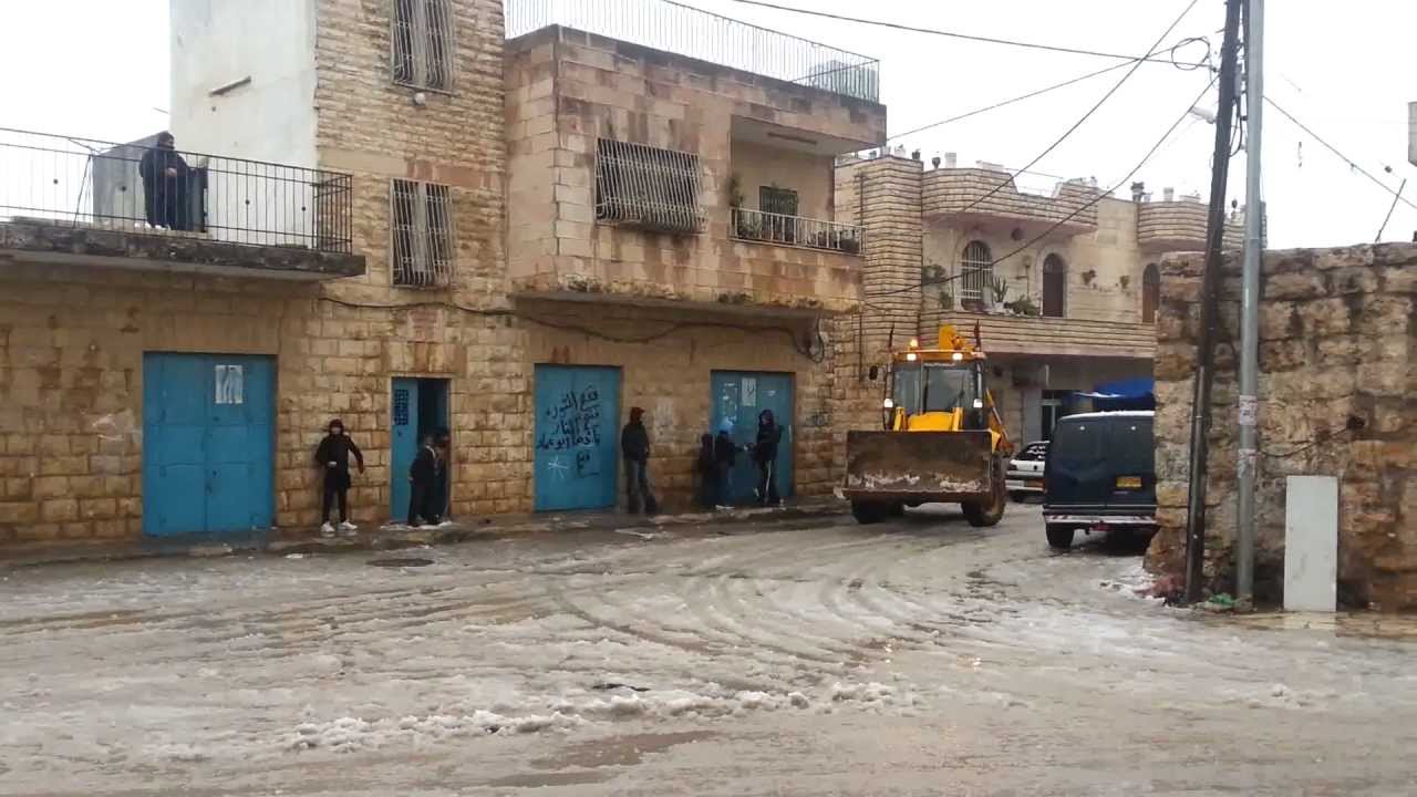 الثلج في حوسان 2013