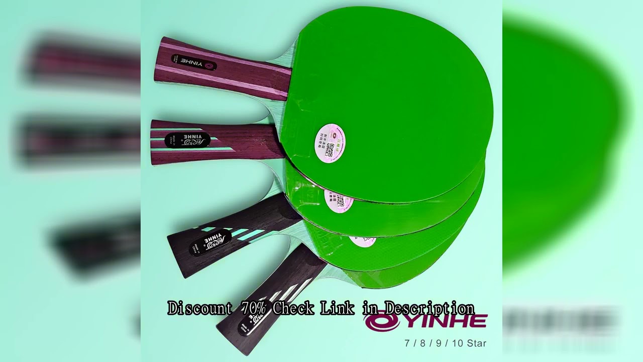Yinhe Professional Table Tennis Racket 7/8/9/10 Star Carbon Offensive Ping Pong Racket Lightweight E