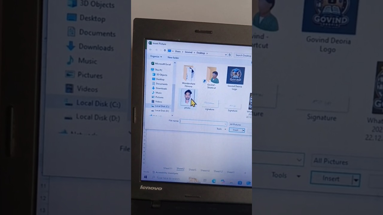 How To Insert Picture And Auto Resize in Excel 