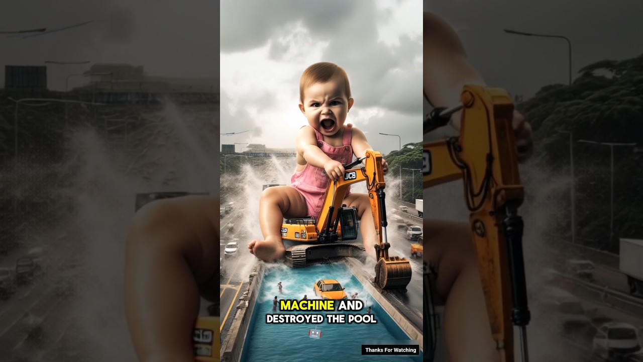 The Noughty Kid Destroyed a Poor Gorilla Swimming Pool 😱😭 